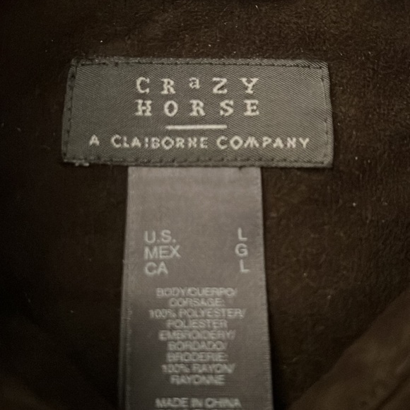 Crazy Horse men’s dress shirt, brown, size large GUC! - Picture 2 of 4